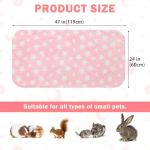 Cozy Star Pattern Pet Bed Mats - 2 Pack