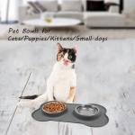 YOKA Double Stainless Steel Dog & Cat Bowls