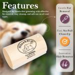 SleekEZ Dog Brush for Shedding and Grooming