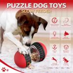 CAROZEN Interactive Dog Enrichment Toy, Slow Feeder & Treat Puzzle for Mental Stimulation, Durable Food Dispenser for Small and Medium Dogs, Indoor Training Aid