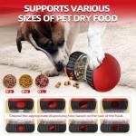 CAROZEN Interactive Dog Enrichment Toy, Slow Feeder & Treat Puzzle for Mental Stimulation, Durable Food Dispenser for Small and Medium Dogs, Indoor Training Aid