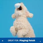 Barkbox 2 in 1 Interactive Plush Dog Toy - Rip and Reveal Dog Toy for Large Dogs - Stimulating Squeaky Pet Enrichment and Puppy Toys | Andi's Dumplings (Large)