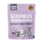 Scrumbles Nibbles, 100% Natural, Calming Dog Treats, Grain Free Turkey Training Treats, 100g pouch
