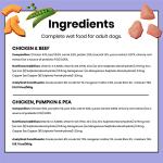 Pooch & Mutt - Variety Pack of Complete Wet Dog Food, Dry Dog Food Topper, 12x375g