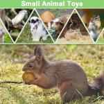 Ousiya 21-Pack Rabbit Toys Set, Natural Rabbit Chew Toys Boredom Breakers for Bunny, Hamster, Guinea Pig and Chinchilla, Apple Wood Timothy Hay Sticks Treating for Rabbit and Small Animals Teething