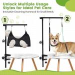 Adjustable Dog Grooming Table Arm with Hammock