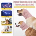 Dog Calming Hoodie with Noise Cancelling Earmuffs