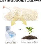 Tofu Cat Litter - Clumping, Dust-Free, Flushable