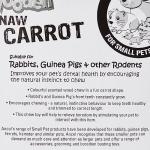 Ancol Wooden Chew Carrot Toy for Pets