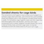 Bird Cage Liners Pack of 24, 40cm x 25cm