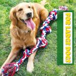 Tough Indestructible Dog Rope Toy for Chewers
