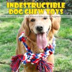 Tough Indestructible Dog Rope Toy for Chewers