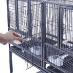 Large Metal Bird Cage with Stand for Small Pets