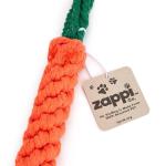 Zappi Co Carrot Rope Chew Toys for Dogs