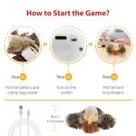 Interactive Automatic Flapping Bird Toy for Cats
