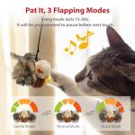 Interactive Automatic Flapping Bird Toy for Cats