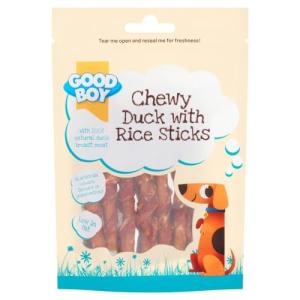 Duck and Rice Sticks Dog Treats - 60g