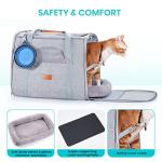 Morpilot Airline Approved Pet Carrier - Light Grey