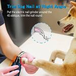 Casfuy Electric Dog Nail Grinder - 2-Speed Trimmer