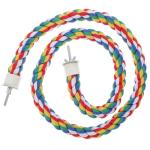 Colorful Cotton Rope Climbing Perch for Birds