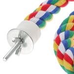 Colorful Cotton Rope Climbing Perch for Birds