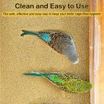 Bird Cage Sand Sheets 120-Pack for Easy Cleaning