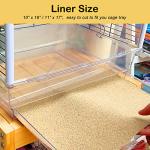 Bird Cage Sand Sheets 120-Pack for Easy Cleaning