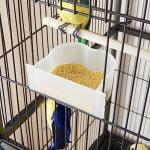 Large Metal Parrot Cage with Rolling Stand Black