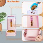 Automatic Pet Feeder and Water Dispenser Set