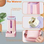Automatic Pet Feeder and Water Dispenser Set