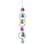 Colorful Ringer Bells Swing Toy for Birds