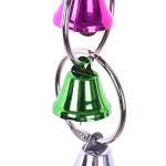 Colorful Ringer Bells Swing Toy for Birds