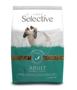 Selective Adult Rabbit Food for Pets 1.5kg
