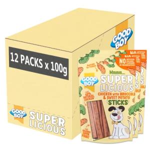 Superlicious Chicken & Broccoli Dog Treats Box