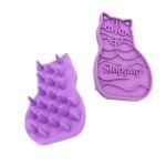 Soft Rubber Cat Massage Brush & Grooming Comb