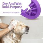 Soft Rubber Cat Massage Brush & Grooming Comb