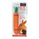 Sisal Carrot Rabbit Toy for Playful Bunnies