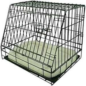Ellie-Bo 24-Inch Black Folding Dog Crate
