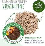 All-Natural Pine Pellet Bedding for Small Pets