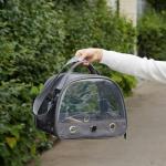 Lightweight Bird Travel Carrier with Stainless Steel Tray