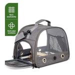 Lightweight Bird Travel Carrier with Stainless Steel Tray