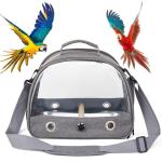 Lightweight Bird Travel Carrier with Stainless Steel Tray