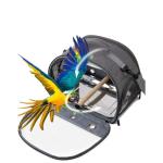 Lightweight Bird Travel Carrier with Stainless Steel Tray