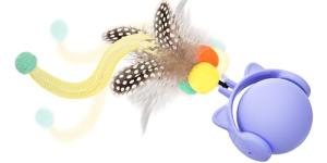 Interactive Cat Toys with Automatic Chirping Tail