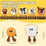 Interactive Plush Dog Toy Set - Squeaky & Fun
