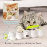 Interactive Wall-Mounted Cat Toy with Worm Design
