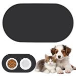 Non-Slip Cat Food Mat with Raised Edges