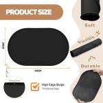 Non-Slip Cat Food Mat with Raised Edges