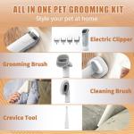 Dog Grooming Vacuum and Pet Grooming Kit