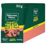 Meaty Beef Treats for Adult Dogs - 12 Pack